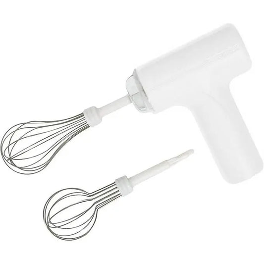 Electric Hand Mixer Whisk, 3 Speed USB Rechargeable Handheld Electric Egg Beater, Small Lightweight Portable Mixer with 2 Mixing Whisks for Milkshake, Cream, Cake, Baking, Coffee, Cooking and Kitchen Baking Tools