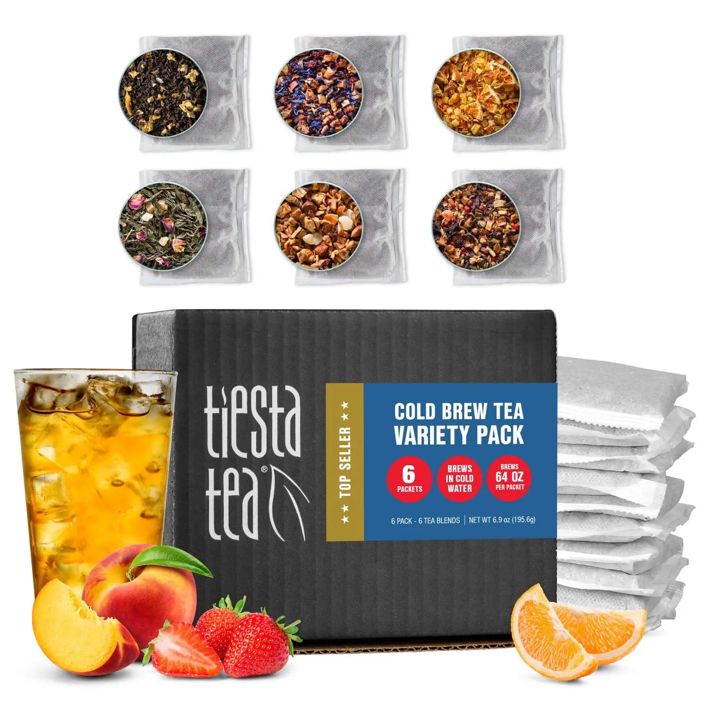 Cold Brew Tea Variety Pack, Assorted Iced Tea Sampler | Tiesta Tea