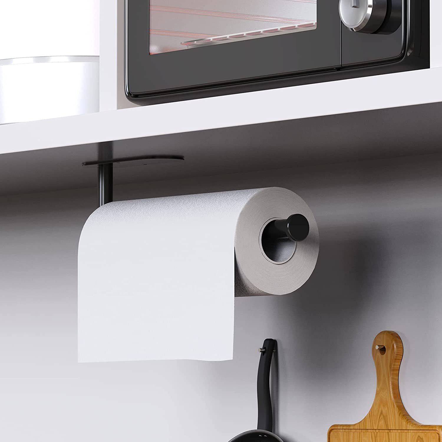 Wall Mount Paper Towel Holder Stainless Steel™ (Black)