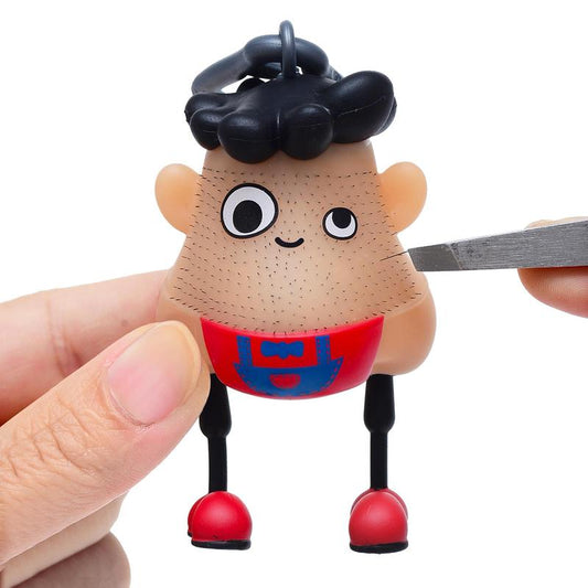 Creative Pull Hair Doll Toy, 1 Box Funny Hair Pulling Doll Toy with Tweezers, Stress Relief Toy for Adults Friends Classmates Office