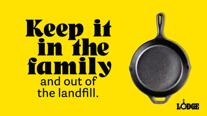 12" Seasoned Cast Iron Skillet