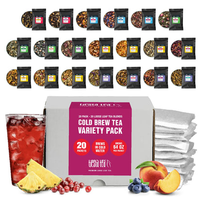Cold Brew Tea Variety Pack, Assorted Iced Tea Sampler | Tiesta Tea